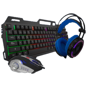 Kit Combo Gamer Teclado + Mouse + Auriculares